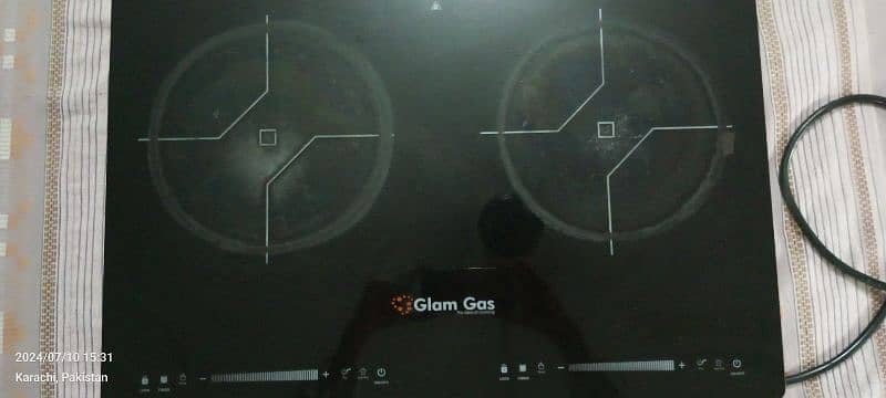 Glam Gas double Hot plates 0