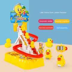 Duck Slide Stairs Toy Hand-eyes Coordination Duck Roller Coaster Toy