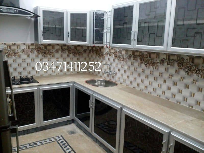 aluminium kitchen ایلومینیم کچن ایلومینیم ڈور اور ونڈو 2