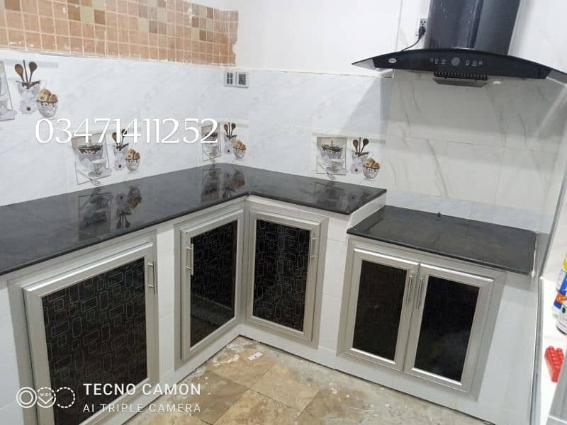 aluminium kitchen ایلومینیم کچن ایلومینیم ڈور اور ونڈو 3