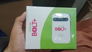 Zong 4G Bolt+ MBB WiFi Device Fast Wireless Internet service Pakistan