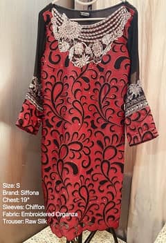 Branded Dress Readymade Suit Women 2pc Size S