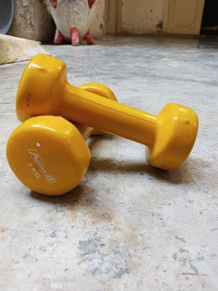 2kg dumbbells 2