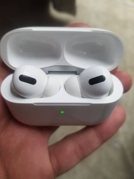 Airpods pro with wireless charging case made in Japan. 1