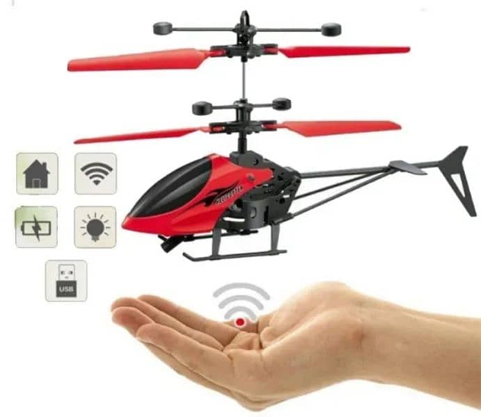 Rechargeable Flying Hand Sensor Control Helicopter 4