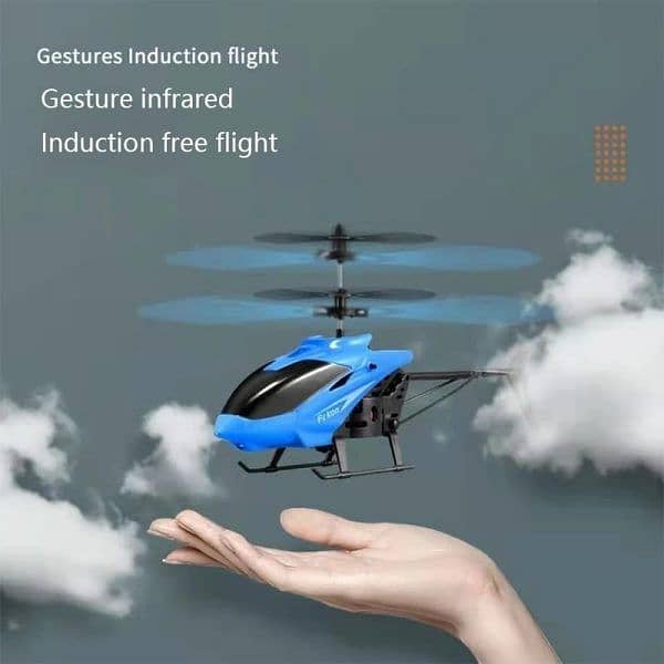 Rechargeable Flying Hand Sensor Control Helicopter 7