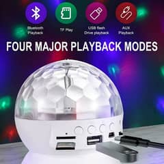 Colorfull Light Ball Speaker