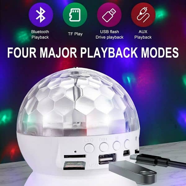 Colorfull Light Ball Speaker 0