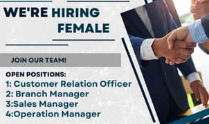 need male female staff