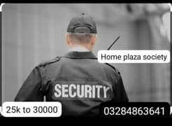 Security guard staff required lahore