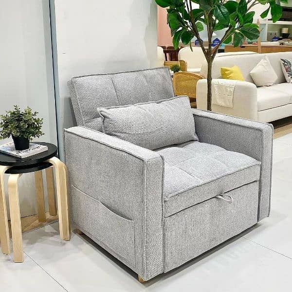 folding Sofa cum bed recliner type 2