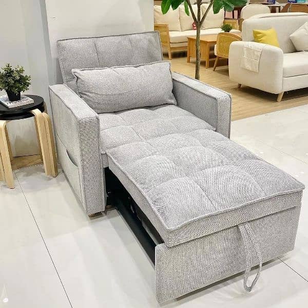 folding Sofa cum bed recliner type 3