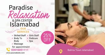 Paradise Spa & Saloon Services. in Islamabad