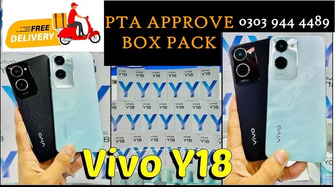 VIVO Y03 BOX PACK OFFICIAL WARRANTY STOCK Y18 Y36 Y27S Y28 V30 V30E 2