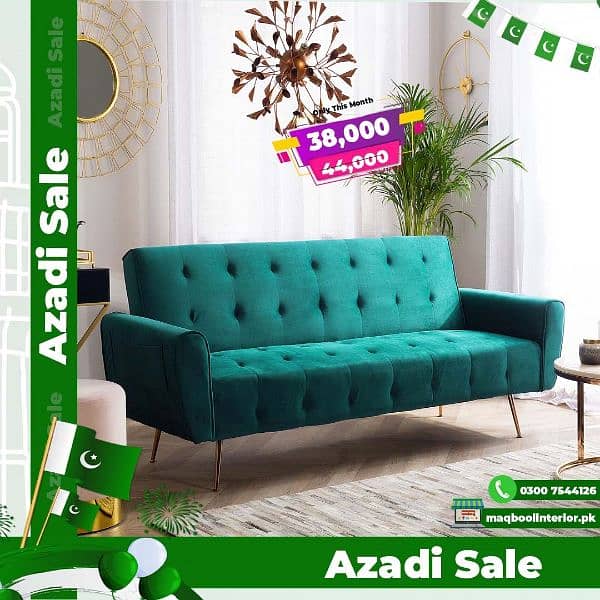 3 Seater Sofa cum bed Modern Design Maqboolinterior. pk 14