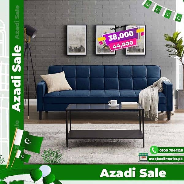 3 Seater Sofa cum bed Modern Design Maqboolinterior. pk 15