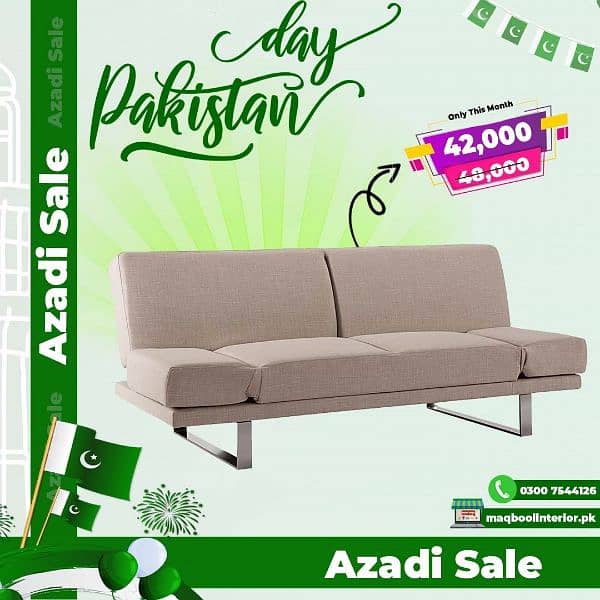 3 Seater Sofa cum bed Modern Design Maqboolinterior. pk 16