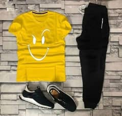 2 pcs mans printed track suit