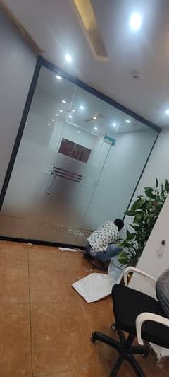 OFFICE GLASS  PARTITION/ BATH ENCLOSURE