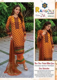 3pc suit with net dupatta only 650