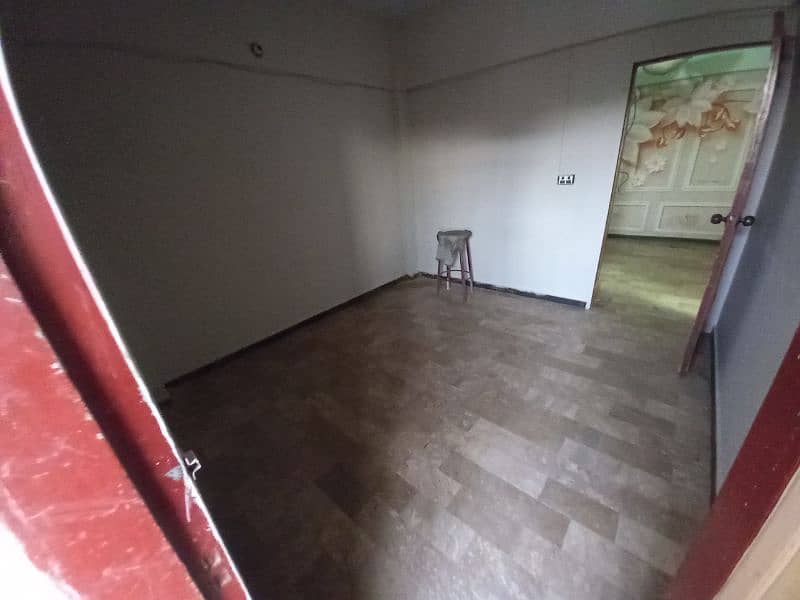 Corner West open  Flat for sale in karachi 3