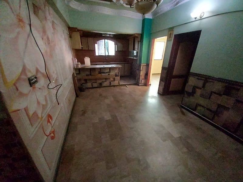 Corner West open  Flat for sale in karachi 5