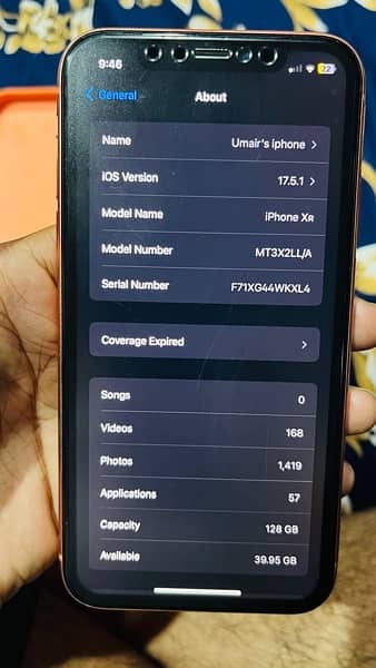 iphone XR 128GB PTA APPROVED Dual Sim 13