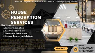 Architectural & Interior Design - Residential & Commercial - 3D 2D