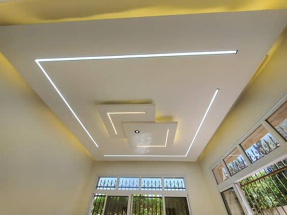 2 by 2 ceiling / gypsum ceiling / roof ceiling / false ceiling 8