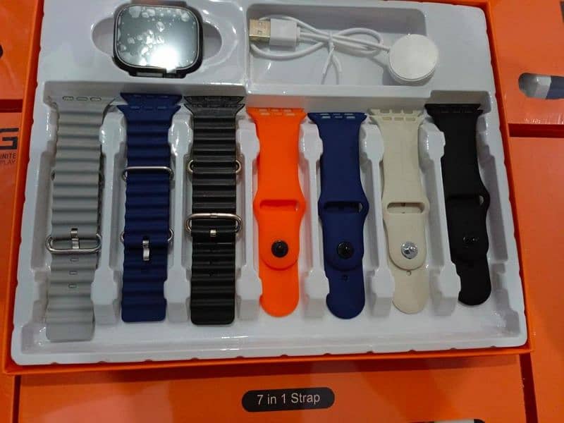 Smart Watch Ultra With 7 Straps. 2