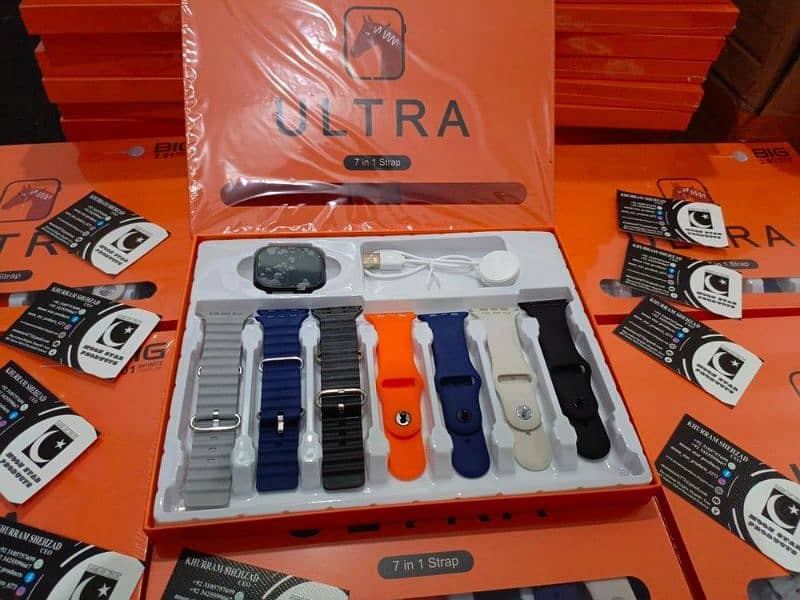 Smart Watch Ultra With 7 Straps. 5