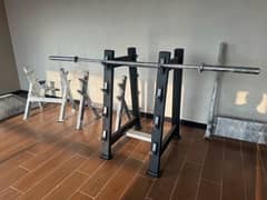 Gym Equipment bench press|fix bar holder|curling stand + holder