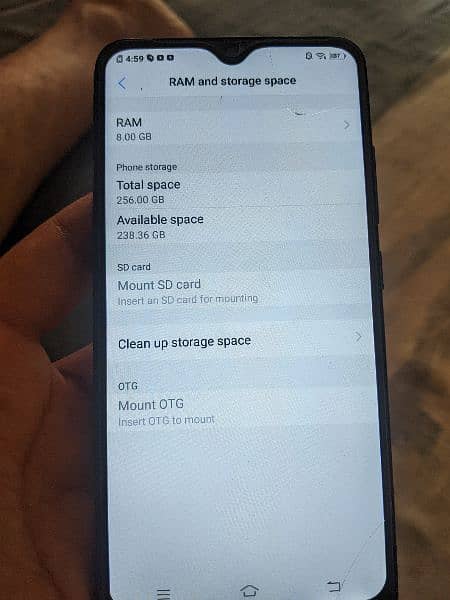 vivo y93s ram 8 gb ROM 256 gb 3