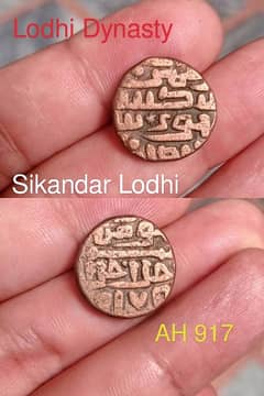 Rare Sikandar Lodhi Coins