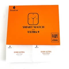 S100 new ultra smart watch with 7 straps.