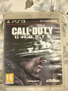 PS3 call of duty ghosts and call of duty modern warfare 3