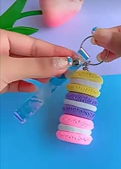 macaroon key chain