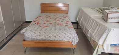 Single Bed with Spring Mattress is available for sale