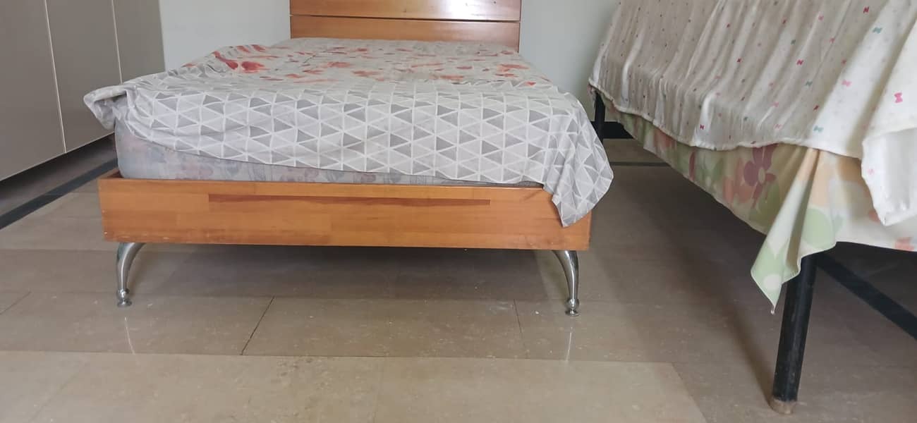 Single Bed with Spring Mattress is available for sale 4