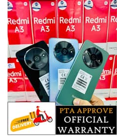 XIAOMI REDMI A3 BOX PACK PTA APPROVE NOTE 13 PRO 13C REDMI 13 A3X 0