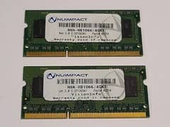 4GB DDR3 laptop ram 0