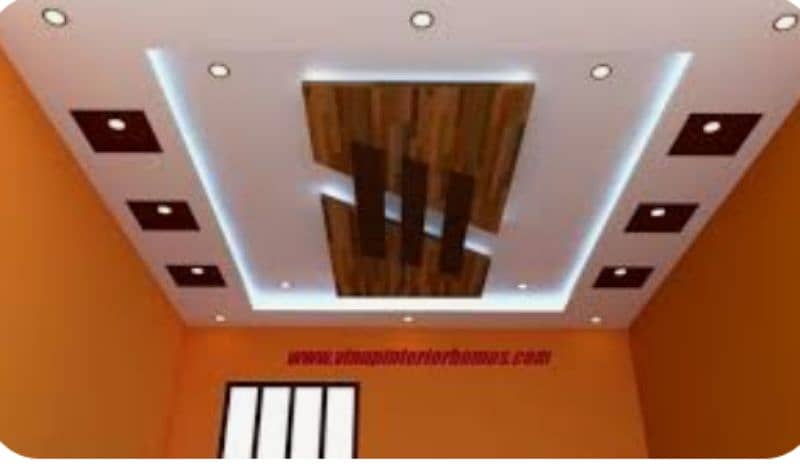 fancy ceiling, PVC panels, wall papers, penaflex vinyl flooring etc. . 14