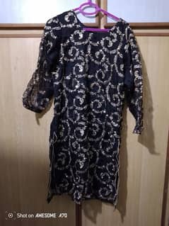 2pc dress net embroided kurti jamawar trouser