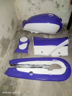 Honda Cd 70 fuel tank + tapa + chain cover + magnetic tapa