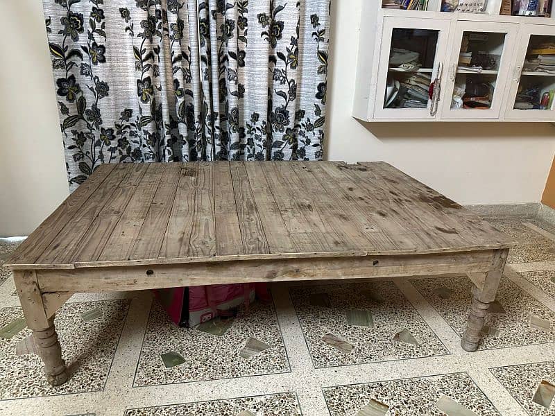 Bed wooden takht 2