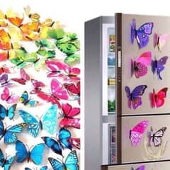 Techmainistan _6 PC's  3D beautiful magnetic butterfly