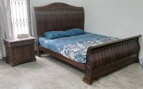 sheesham wood bed set king size