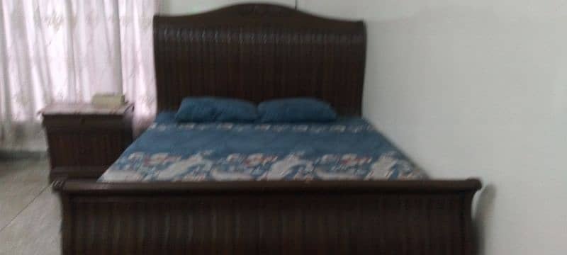 sheesham wood bed set king size 1