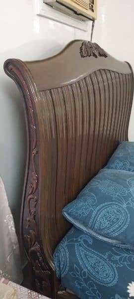 sheesham wood bed set king size 3