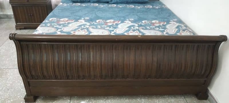 sheesham wood bed set king size 4